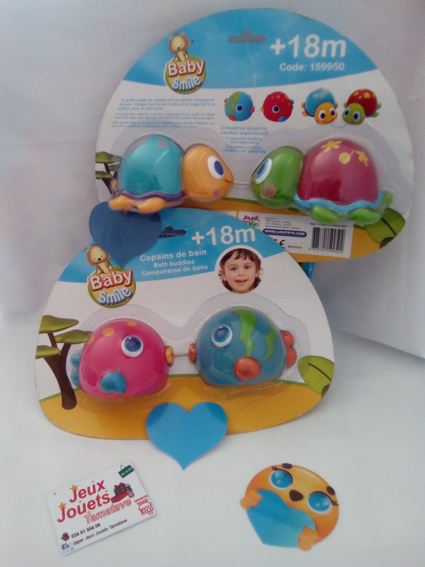 Couple poissons et tortues - Baby Smile