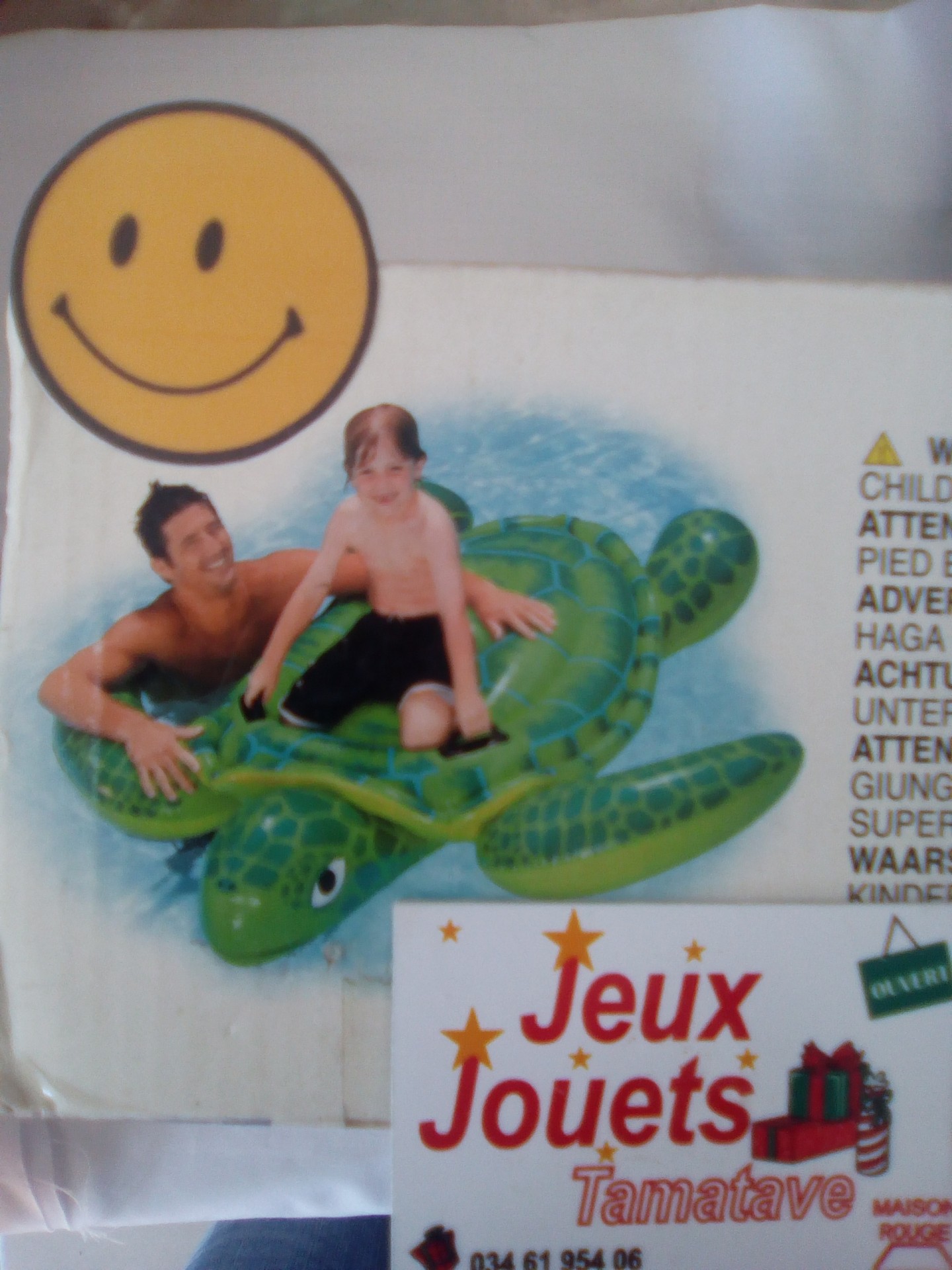 Tortue géante 1,91 m x 1,70 m